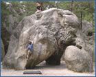 Photograph of L'Elephant boulder in Fontainebleau